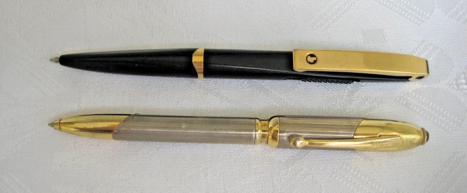 2x Vintage Kugelschreiber 1x Pelikan Nr.1 Collani, 1x Cross Townsend "Shye" - Bild 3 von 4