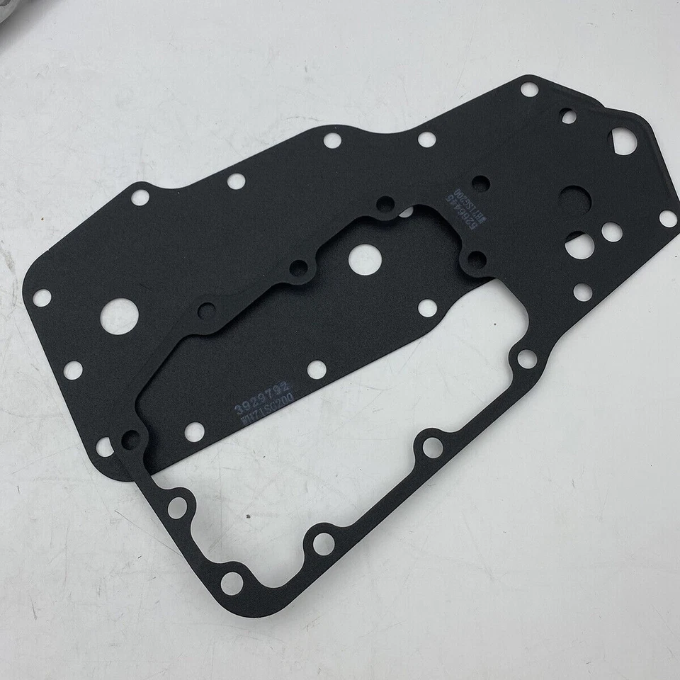 Carcasa de montaje de filtro de aceite con juntas para 89-02 Dodge Cummins 6B 6BT 6BTA 5,9 L Foto 4 de 4