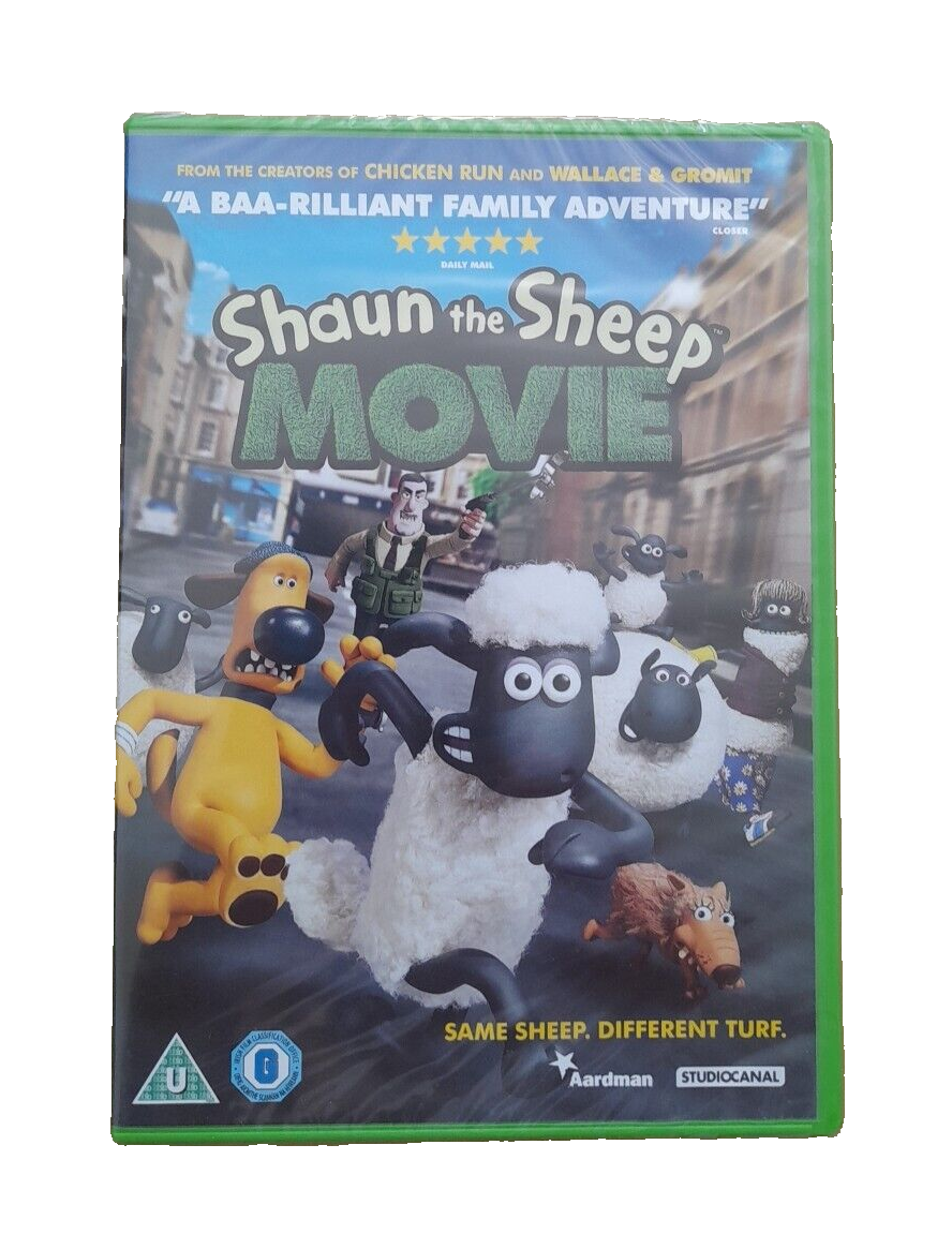 Shaun The Sheep - The Movie DVD - Animated Comedy Adventure -  New & Sealed