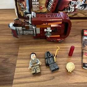 Lego Star Wars Rey's Speeder 75099 W/Box Retired.