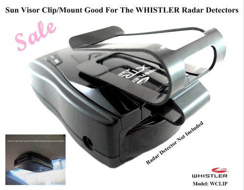 Nice Alloy Material Sun Visor Clip / Mount Good For The WHISTLER Radar Detectors