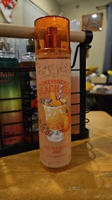 Bath And Body Works Honeysuckle Peach Tea Fine Fragrance Mist Body Spray 8 Fl Oz