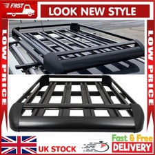 NEU HOCHWERTIG Aluminium Dachträger Korb Tablett Gepäck Frachtträger 127x100cm