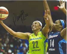 PLENETTE PIERSON Signed 8 x 10 Photo DALLAS WINGS WNBA Basketball FREE SHIPPING