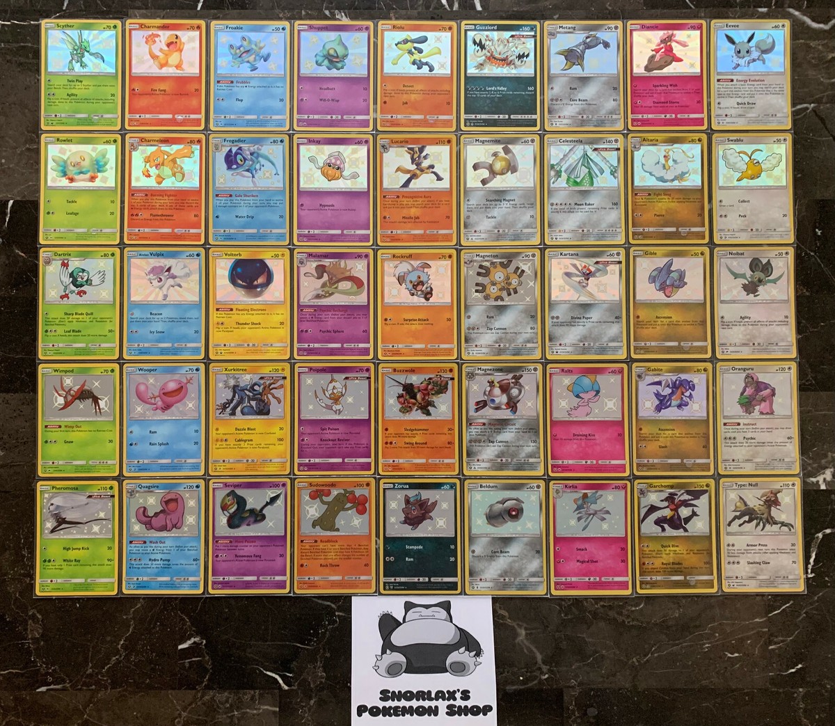 Pokemon HIDDEN FATES - COMPLETE BABY SHINY VAULT SET - SV1 - SV45 - NM |  eBay