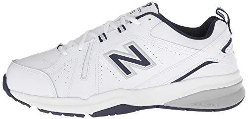 New Balance Men's 608v5 - White/Navy (Size 13 Wide)