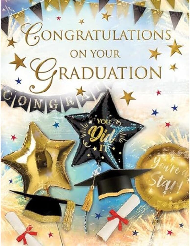 Congratulations  On Your Graduation. 19x13cm (8x6 Inches)