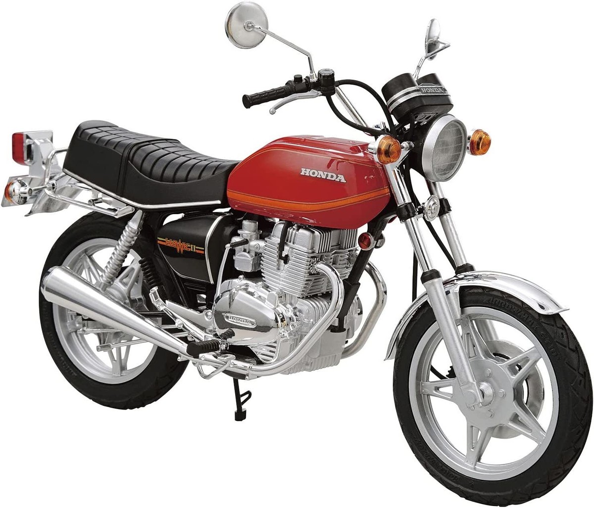 Aoshima 1/12 The Bike Series No.35 Honda CB400T HAWK-II 1978  