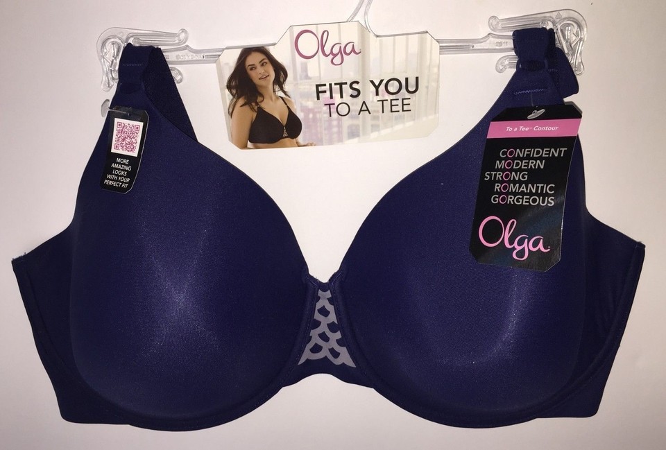 Olga Bra Underwire Comfort Straps Back Smoothing Contour Fits You To A ...