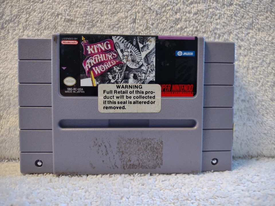 King Arthur's World - (SNES, 1993) *CIB* VGC* Cleaned & Tested* FREE SHIPPING!!! - Image 3 of 4