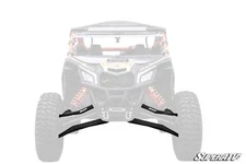 SuperATV High Clearance Boxed A-Arms for Can-Am Maverick X3 (72" Body) - Black