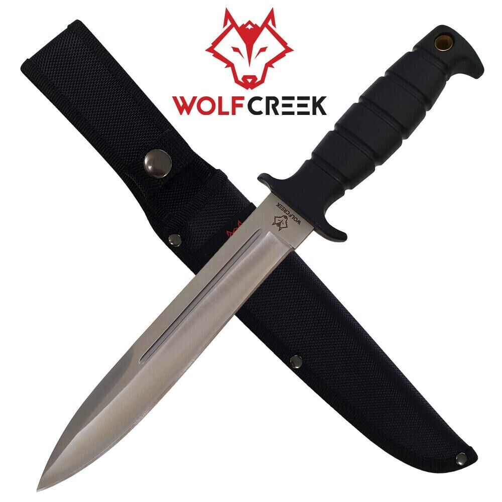 PIG STICKER   WOLF CREEK   KNIFE WITH NYLON SHEATH   PIGSTICKER