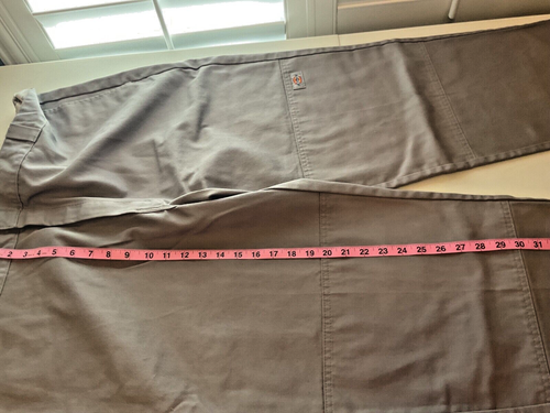 DICKIES Industrial Work Pants Reinforce Dbl Knees Straight 5 Pocket Gray *43x29 - Picture 12 of 21