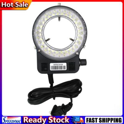 35000LM Adjustable Microscope Ring LED Light Illuminator Lamp for Stereo Zoom De