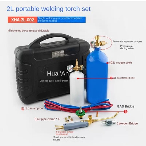 Portable Torch Set Refrigeration Service Tools Air Conditioner Copper Pipe Torch - Picture 7 of 10