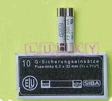 10PCS/BOX NEW For SIBA 7012540 FF500mA 700V Quick Fuse replacement