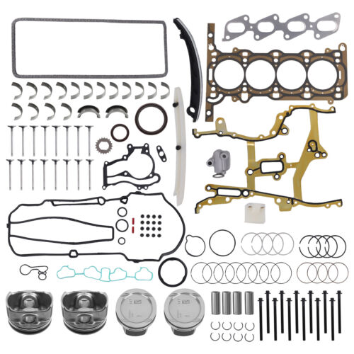 Engine Pistons Overhaul Rebuild Kit Head Gasket For Chevy Cruze Buick 1.4L Turbo - Picture 2 of 12