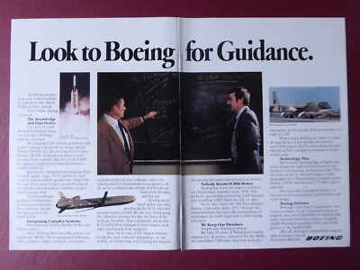 4/1984 PUB BOEING CRUISE MISSILE SRAM ALCM ICBM GUIDE B-52 USAF ORIGINAL ANZEIGE