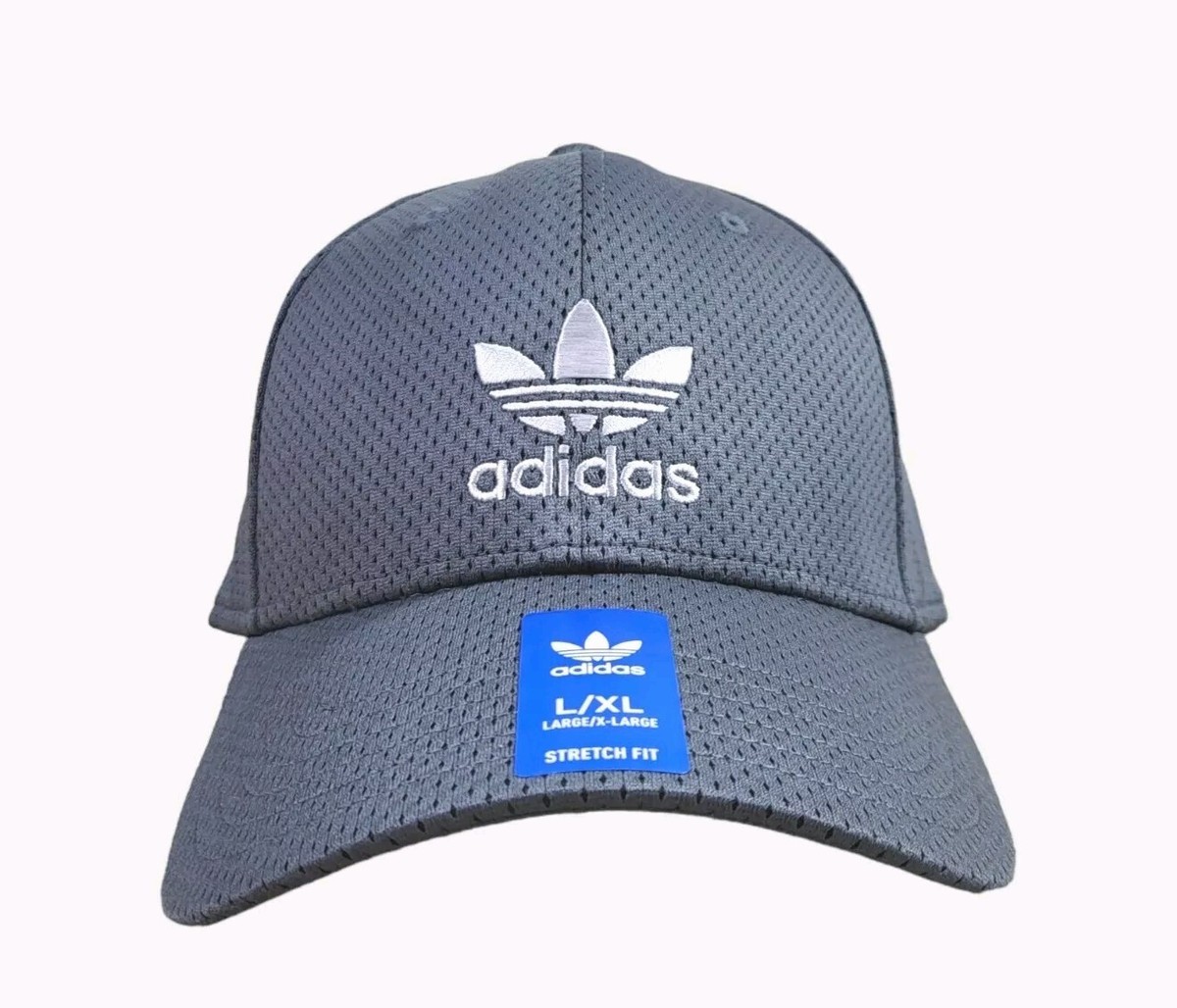 ADIDAS Mens Trefoil Logo Zig Stretch Fit Baseball Golf Cap ADIDAS Mens Trefoil Logo Zig Stretch Fit Baseball Golf Cap