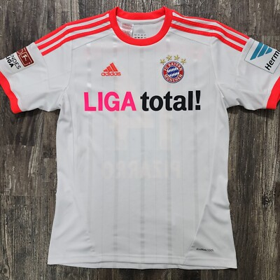 2013 Adidas Bayern Munich Away Soccer Jersey Claudio Pizarro Kids