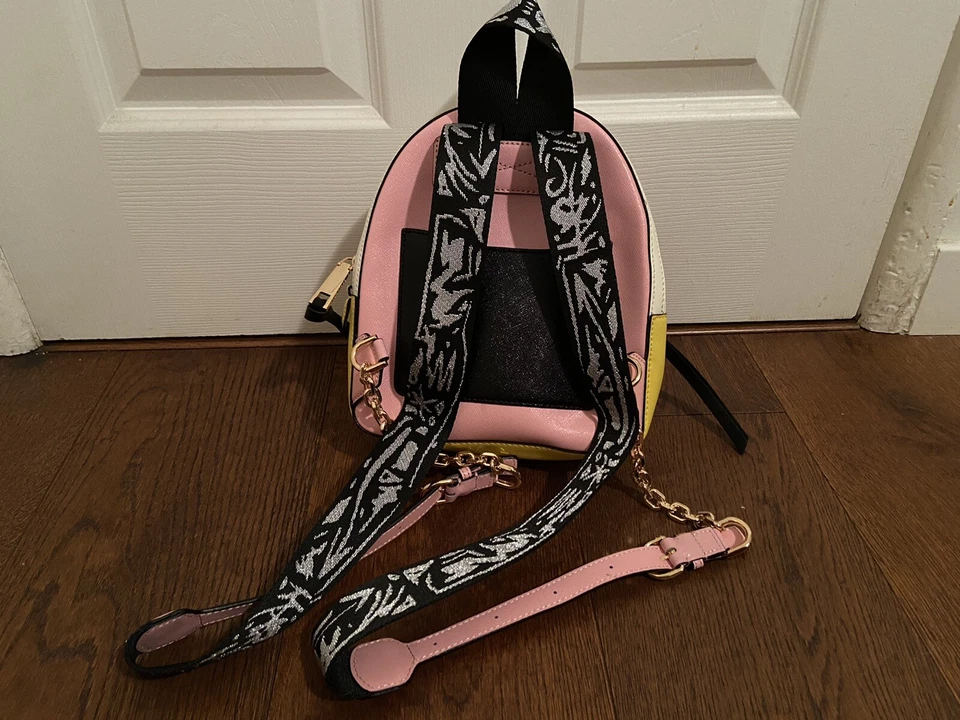 Mochila Marc Jacobs Saffiano Snapshot Multicolor - Rosa/Blanco Foto 2 de 4