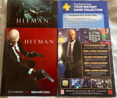 Hitman Absolution PS3 Handbuch und Beilagen