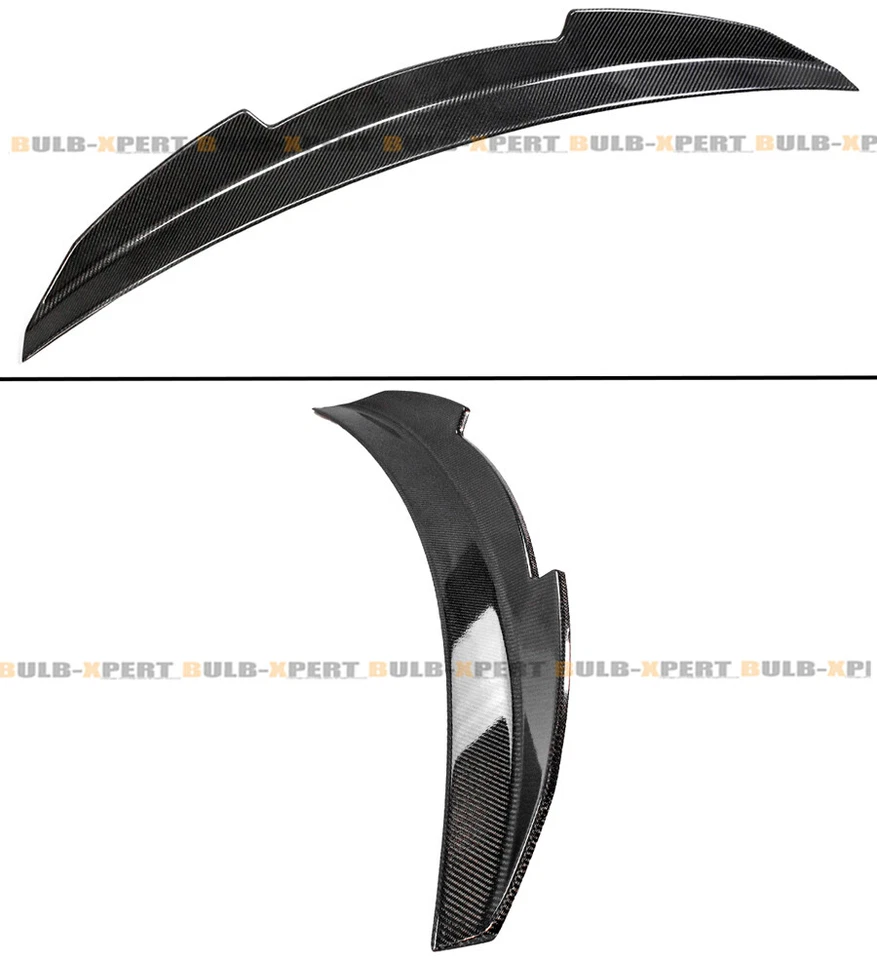 FOR 18-24 AUDI B9 A5 S5 RS5 2DR COUPE PSM STYLE REAL CARBON FIBER TRUNK SPOILER - Image 4 of 4