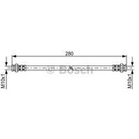Bosch Bremsschlauch Hinten FüR Mazda Premacy 323 F VI 626 V Hatchback