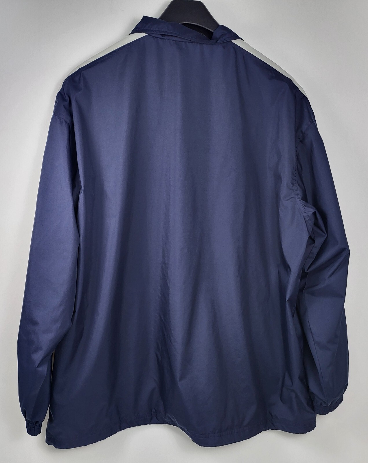 Giacca a vento Fila Athletic Track uomo XXL 2XL blu navy con accento verde acido