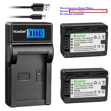 Kastar Battery LCD USB Charger for Panasonic VW-VBL090 VW-VBL090PPK VW-VBK180