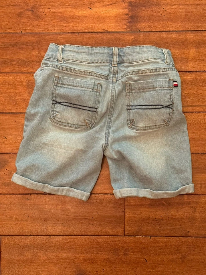 Tommy Hilfiger джинсовой ткани синие джинсы шорты девочек размер 8 - Изображение 2 из 3
