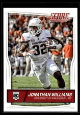 Jonathan Williams 2016 Score Rookie Card #353