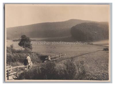 Bad Driburg - Wanderweg am Sulberg - Altes Foto 1930er