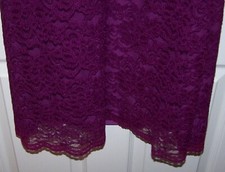 Ralph Lauren Magenta (see description) Lace Dress Size 10