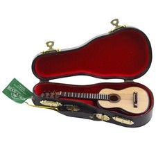 Kurt Adler Mini Acoustic Guitar with Case Christmas Tree Ornament