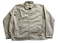 Vintage  JCPENNY Beige Tan Workwear Worker Jacket Size Xl 70s 1970s