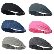 Men Women Headband Stretch Sports Yoga Gym Running Hair Band Head Wrap Sweatband