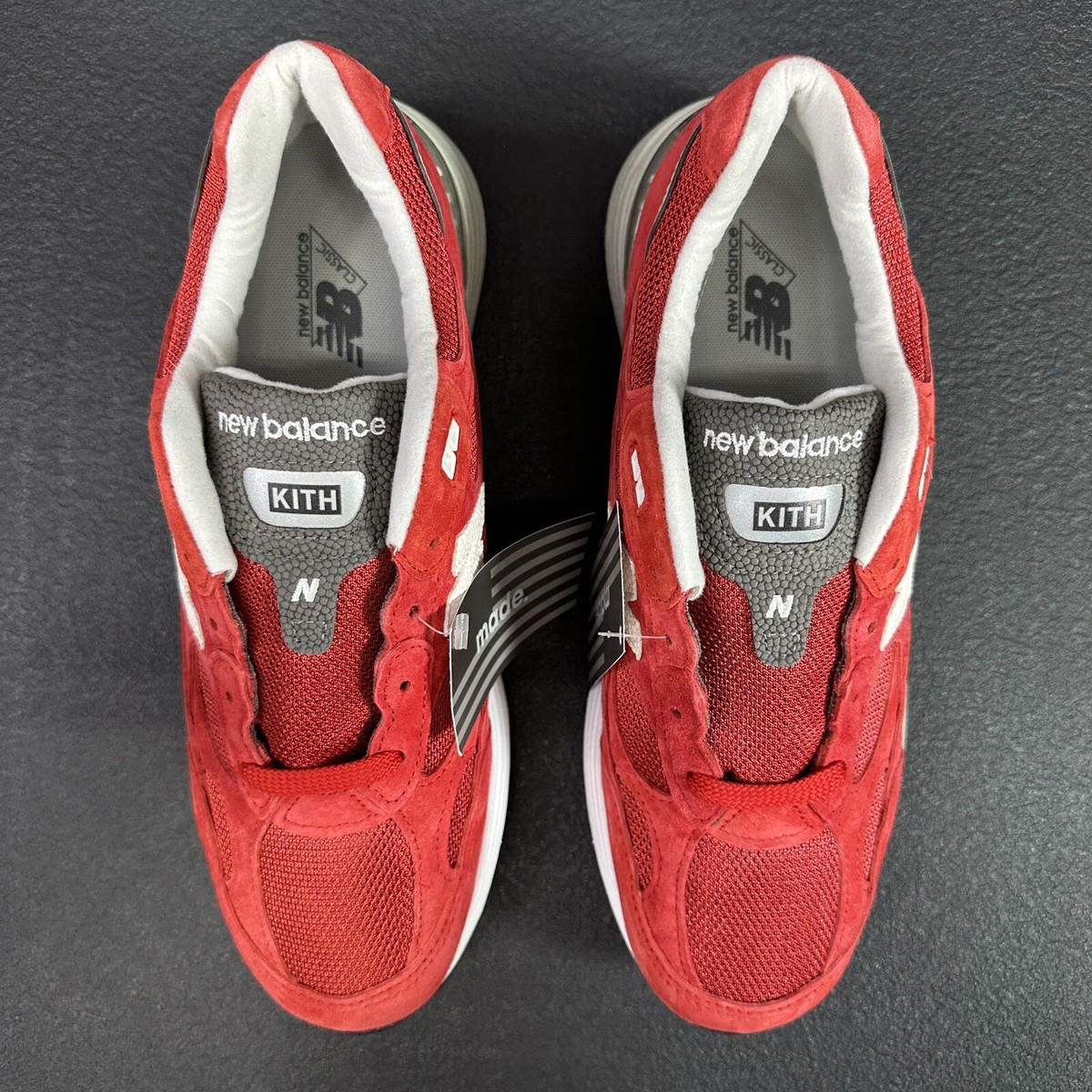 New Balance 992 KITH KITMAS RED Size 10 Mens Red Sneakers