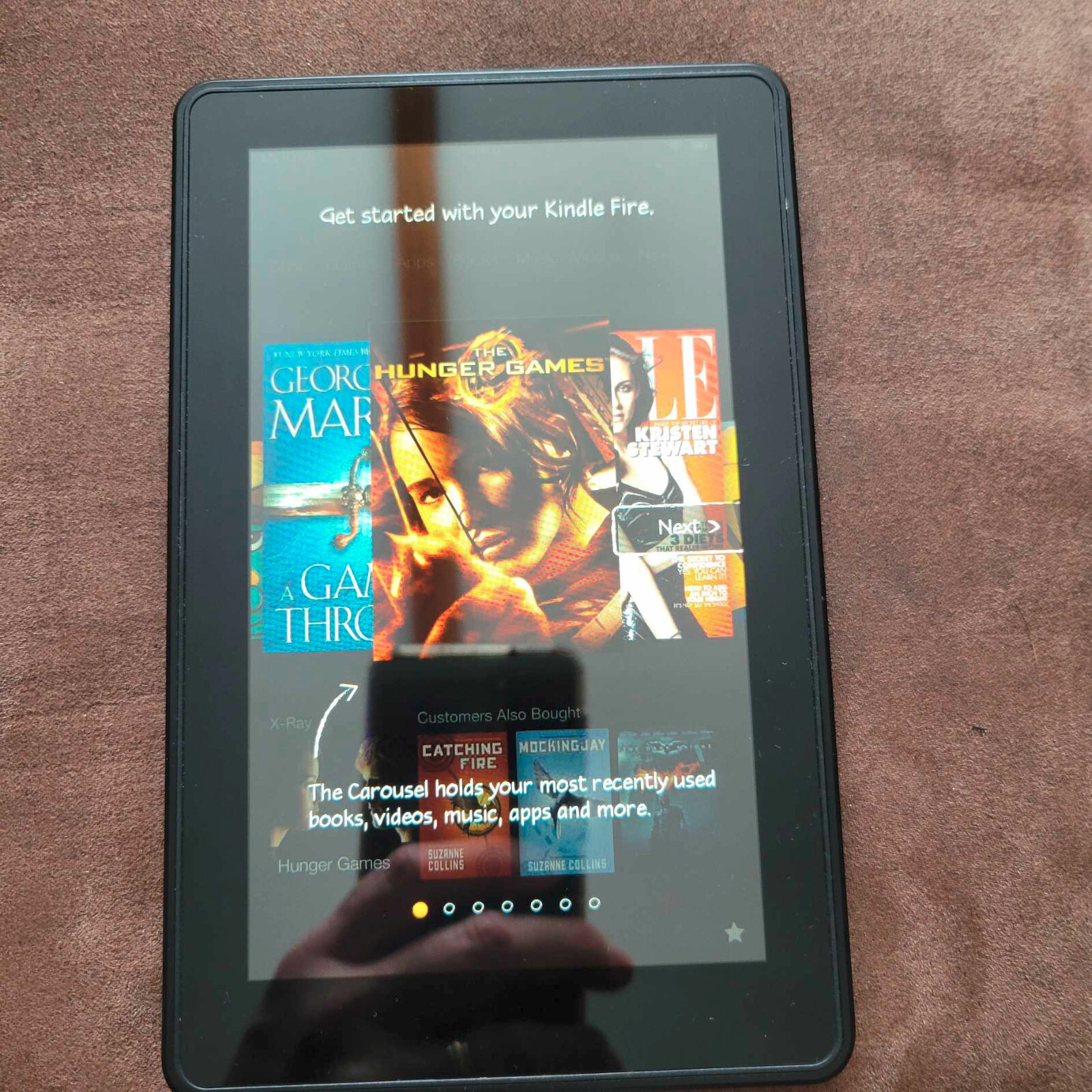 Amazon Kindle Fire D01400 Black Tablet 20240405923 eBay