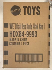 WWE Official Retro Bundle 4-Pack Wave 1 Mattel Mean Gene Mr. T Rowdy Piper Orton