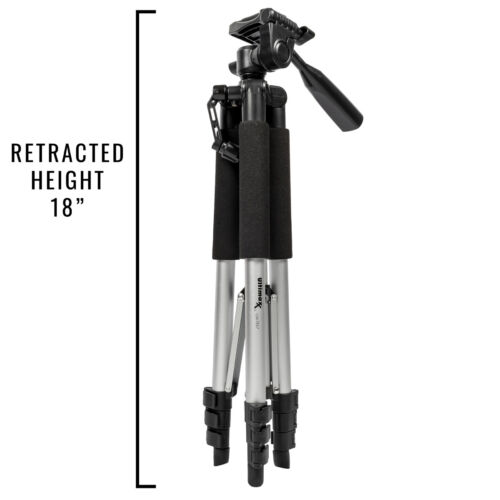 Professional 57-inch Panhead Tilt Motion 3-way Tripod Stand for All DSLR Cameras - Picture 4 of 7