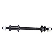 Bicycle Rear Hub Axle 3/8" 240mm Black Fat Bicycle Extra Length axle Steel Made