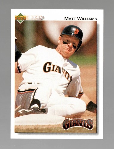 1992 Upper Deck #154 Matt Williams NM/Mint - 第 1/2 張圖片