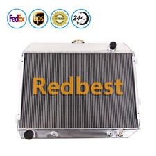 #375 3row Polished Radiator For 68-74 Dodge Charger Coronet, Plymouth Mopar A/mt