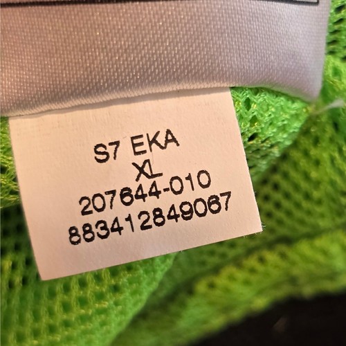 Nike Jacket Mens XL Track Training Lightweight Extra Large Black Neon Green - Bild 7 von 9