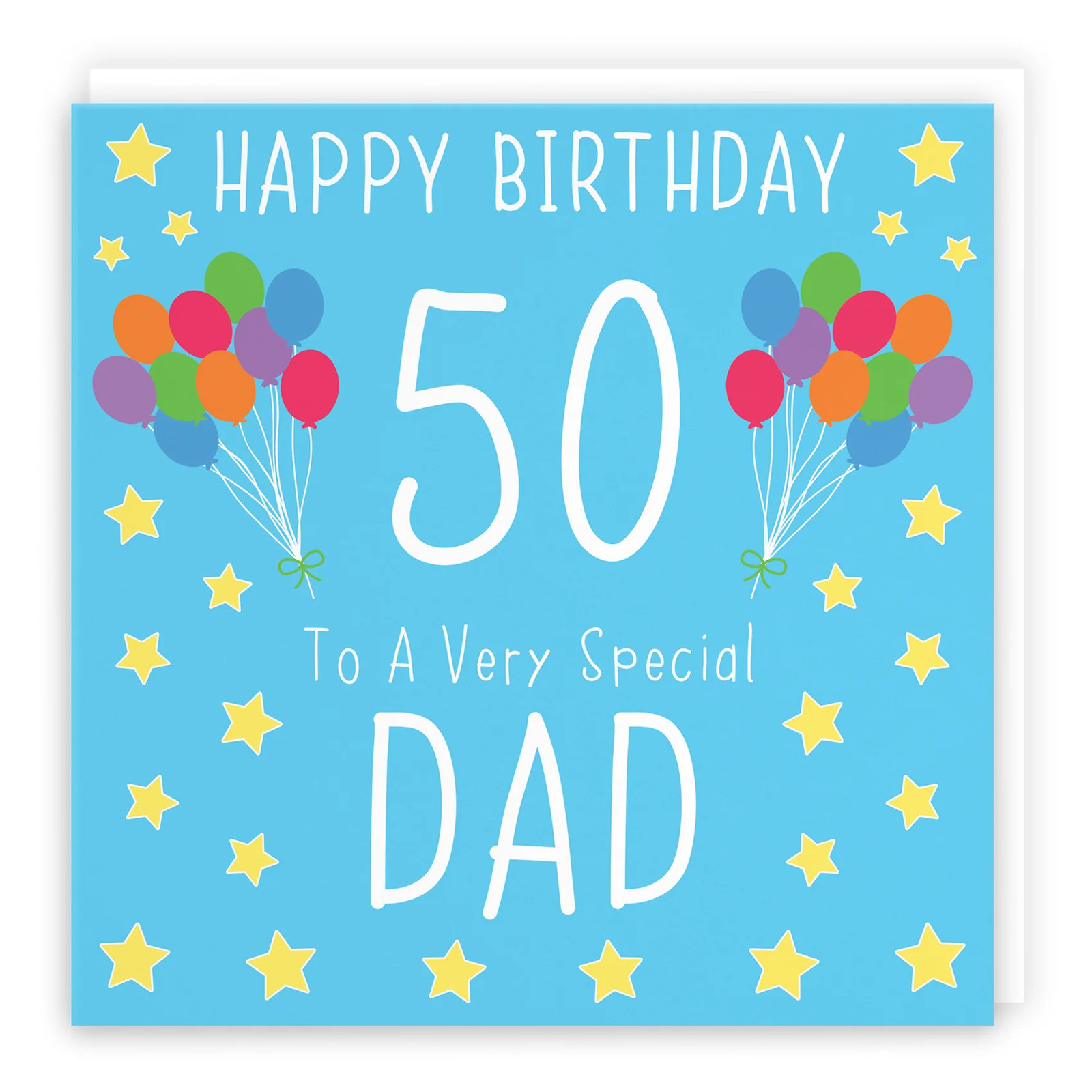 50th Dad Birthday Card Iconic