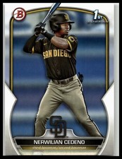 2023 Bowman #BP-81 Nerwilian Cedeno 1st Bowman San Diego Padres