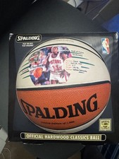 Isiah Thomas & Magic Johnson Dual Signed HOF Basketball w/ COA