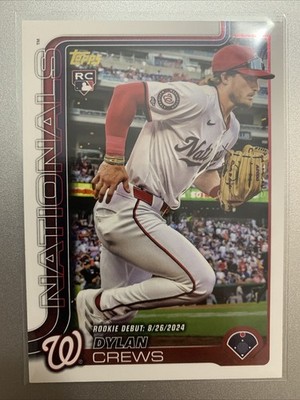 2025 Topps Update - Dylan Crews Golden Mirror Image Variation (RC) #US223