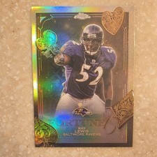 Topps Chrome Fortune 15 Ray Lewis Refractor F15-31 2025 Baltimore Ravens NFL